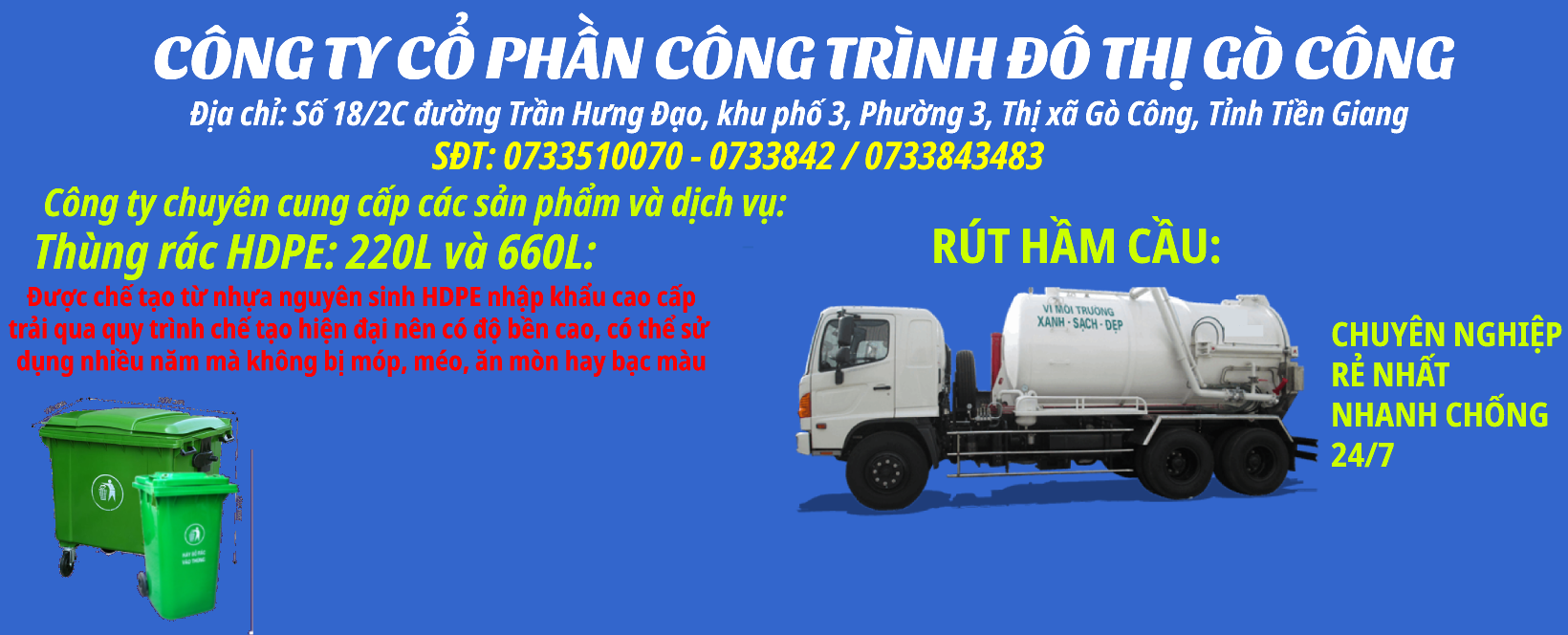 DICH VỤ HÚT HẦM CẦU